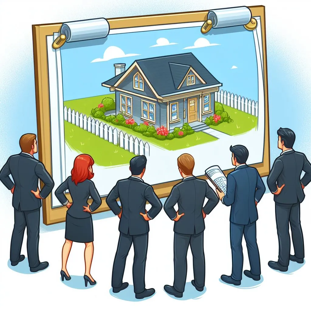 Local Council Inspecting Construction Plan